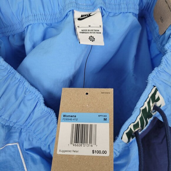 Nike Sportswear x Nike United Tracksuit Skirt Loose Fit Nylon Blue Size M NWT - Picture 15 of 15